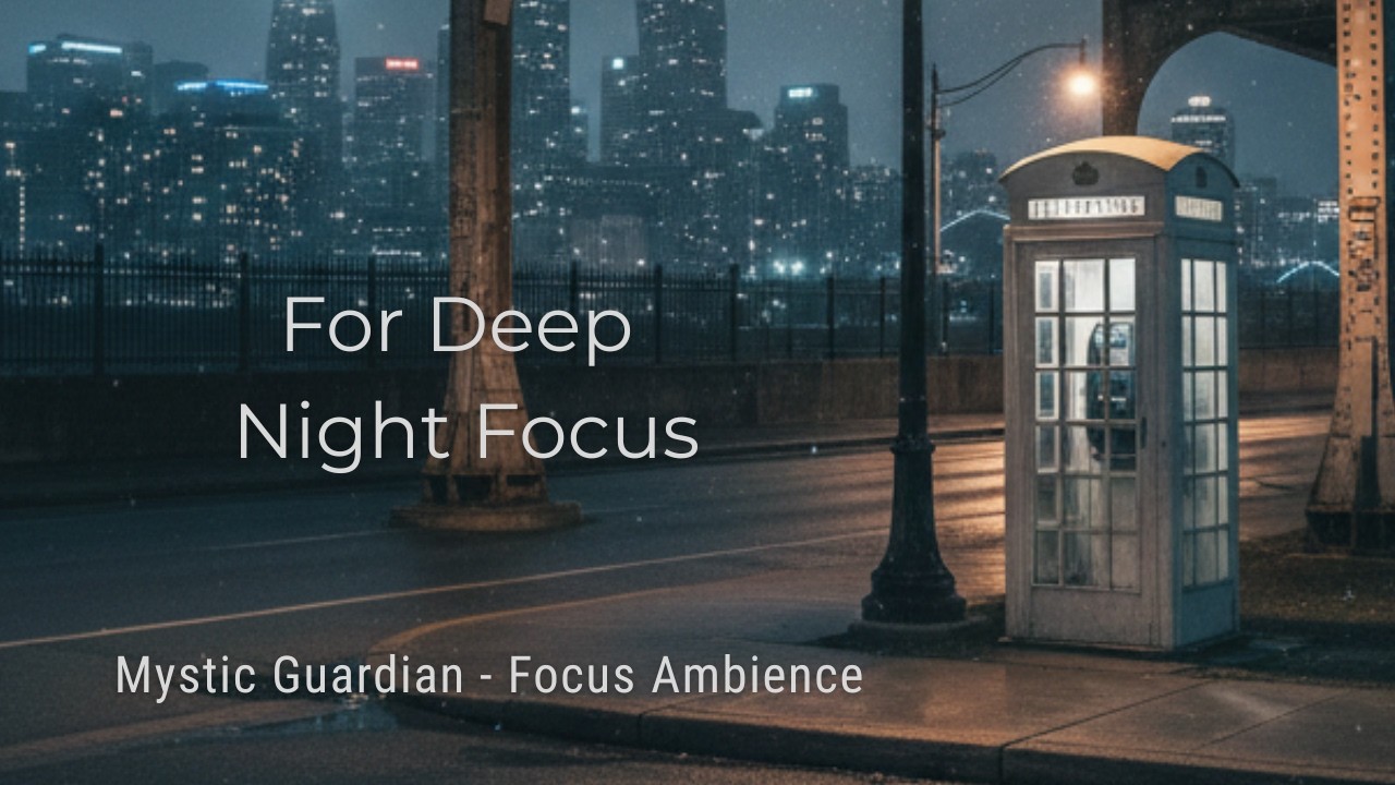 Distant City Lights Overpass — Work Ambient