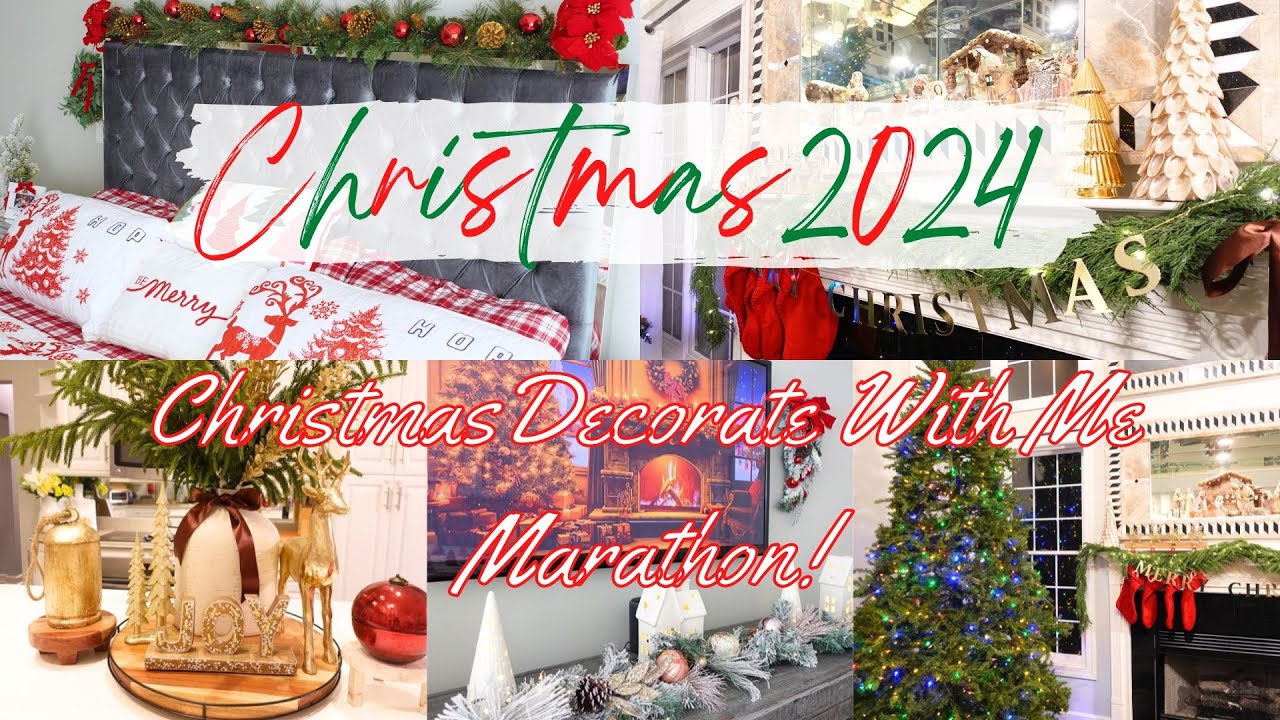CHRISTMAS 2024 DECORATE WITH ME!| 2024 CHRISTMAS DECORATING IDEAS| Christmas Home Tour