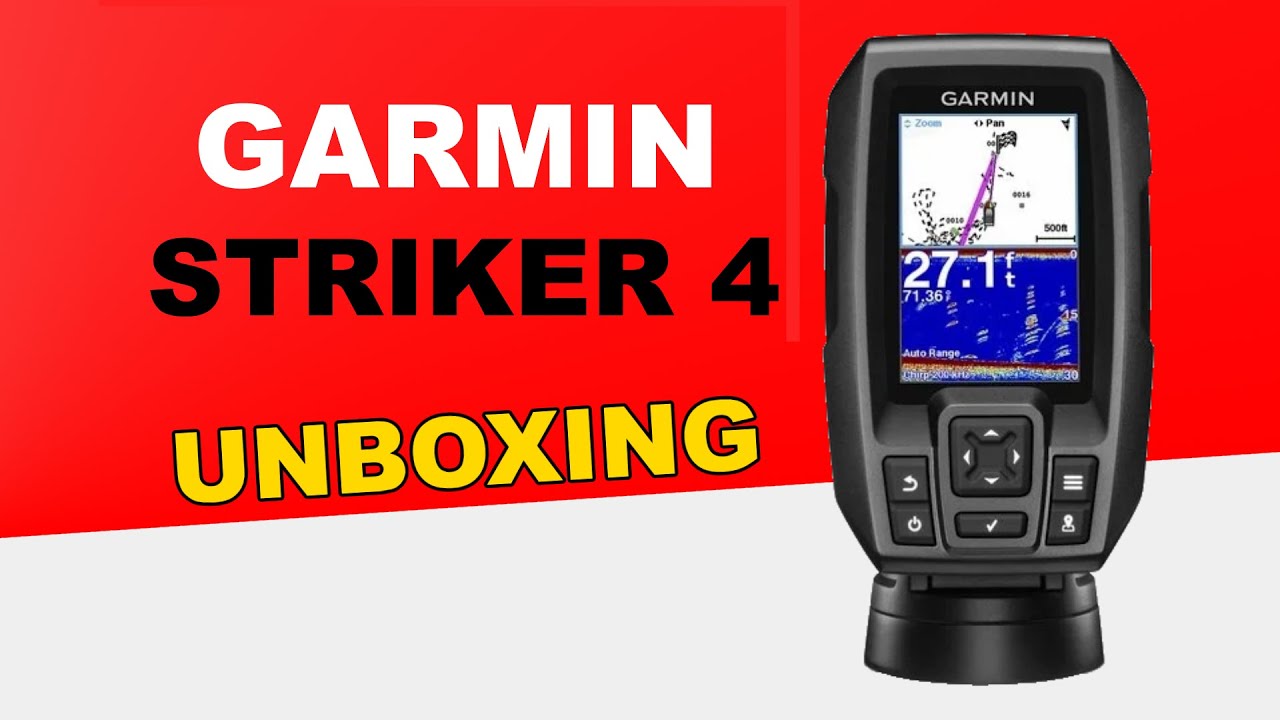 Garmin STRIKER 4 Unboxing HD (010-01550-01)