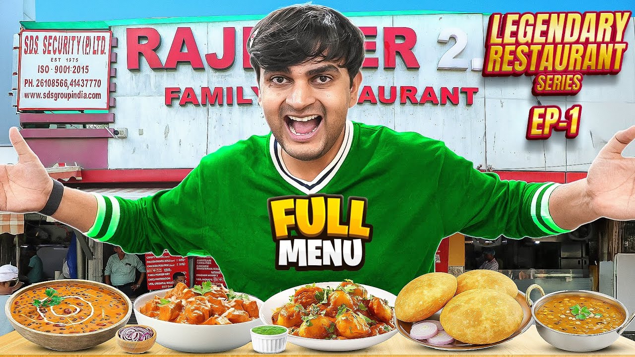 Trying Rajinder da Dhaba Full Menu | Ep 1 | Legendary Restaurant Series