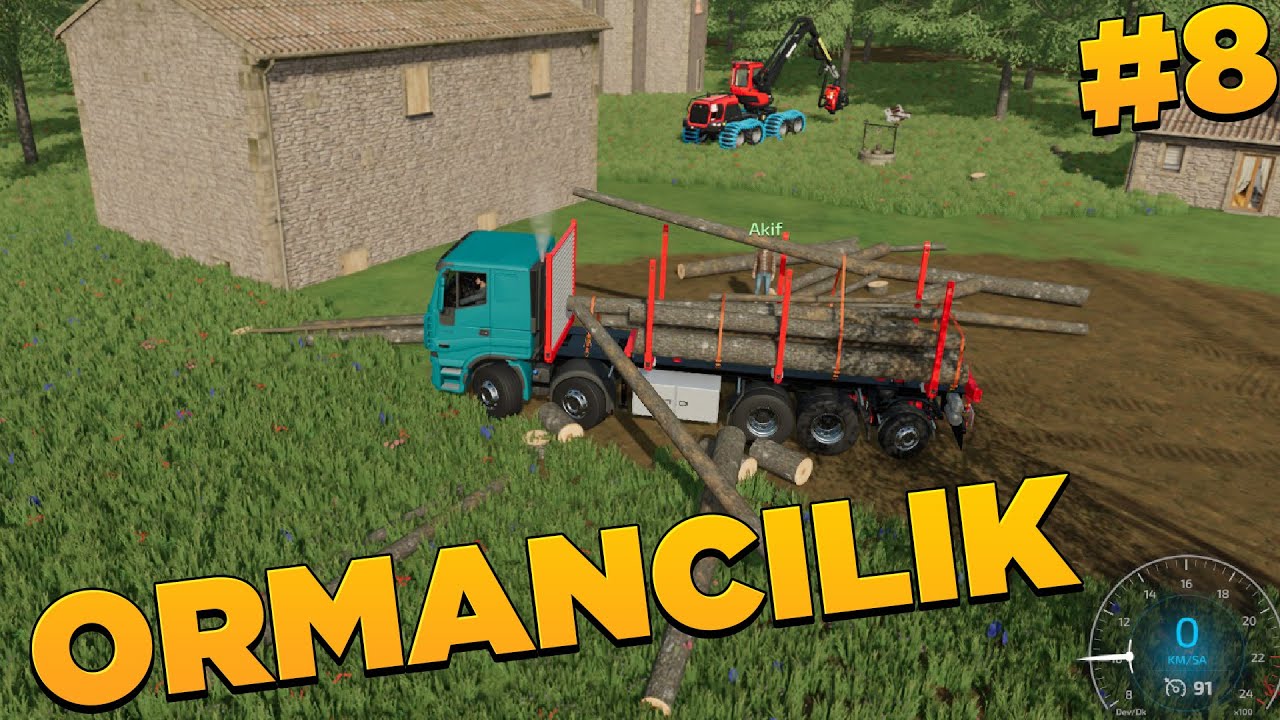 ORMAN İŞİNE GİRDİK NE KADAR KAZANDIK | FARMİNG SİMULATOR 2022 | fs 22 öğretici oynanış