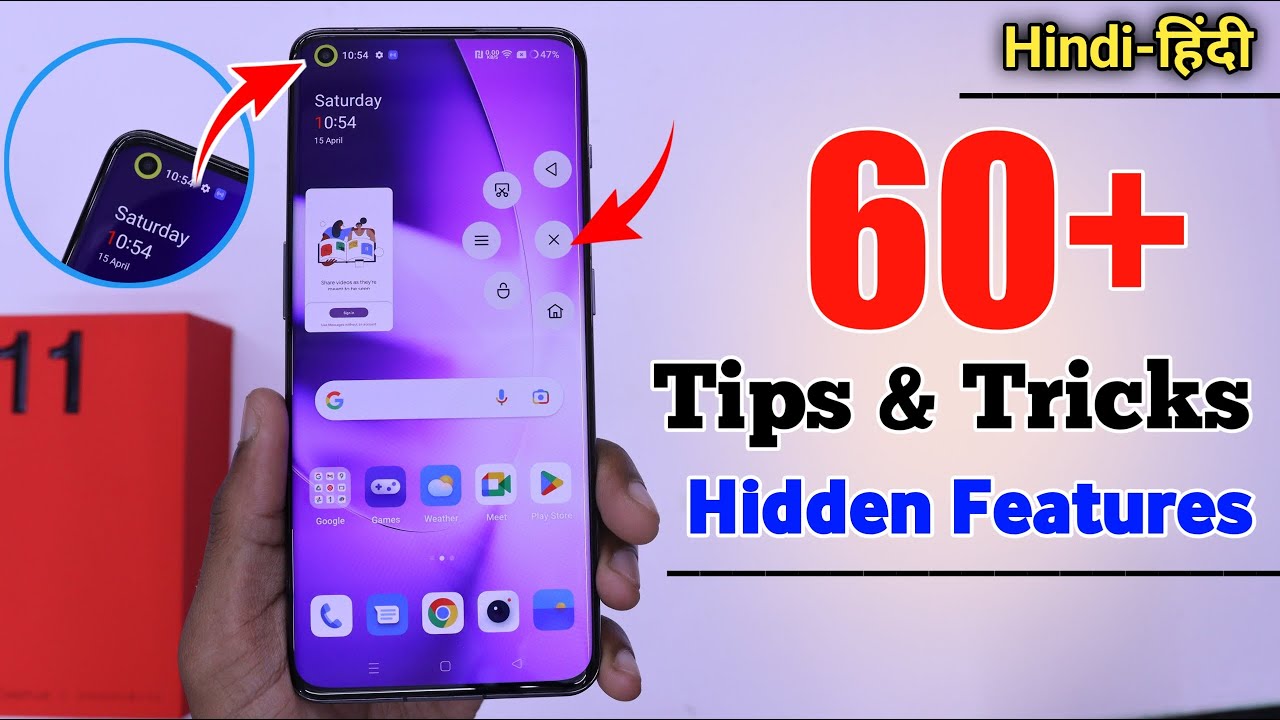 OnePlus 11 5G Tips And Tricks - Top 60++ Hidden Features | Hindi-हिंदी