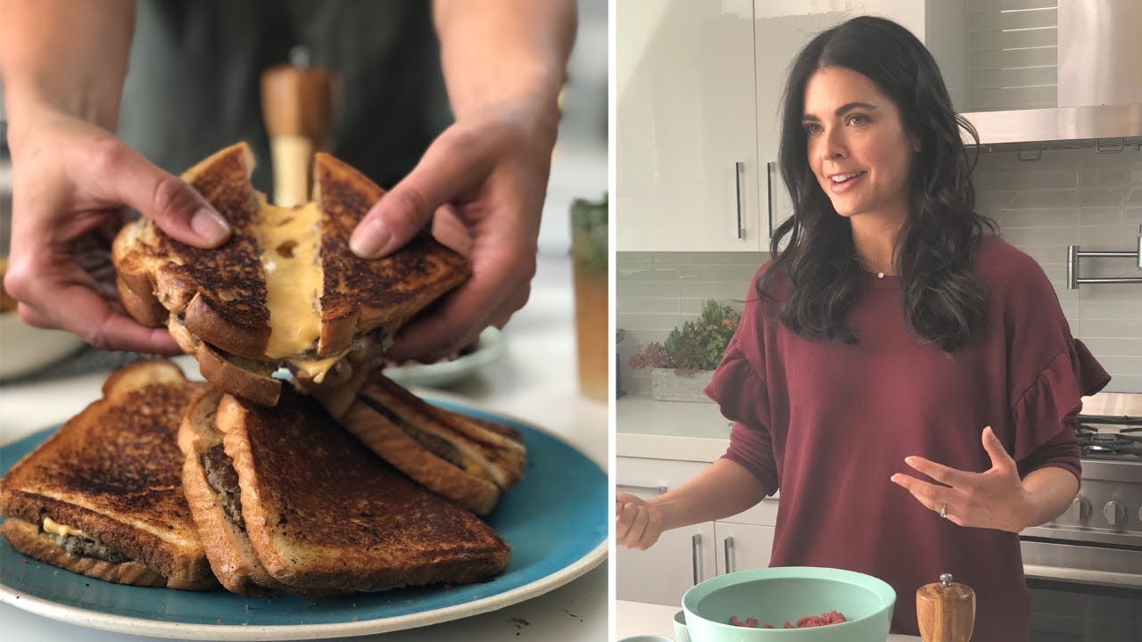 How to Make Katie's Grandma's Logan County Burgers | Katie Lee Eats Meat, In Sweats | Food Network