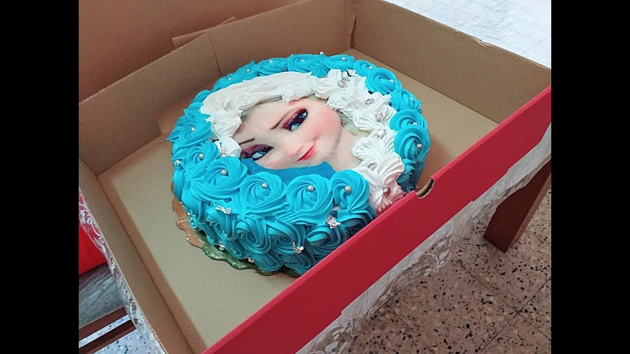 كيكة اعياد الميلاد  Pâtisserie Elsa reine de neige