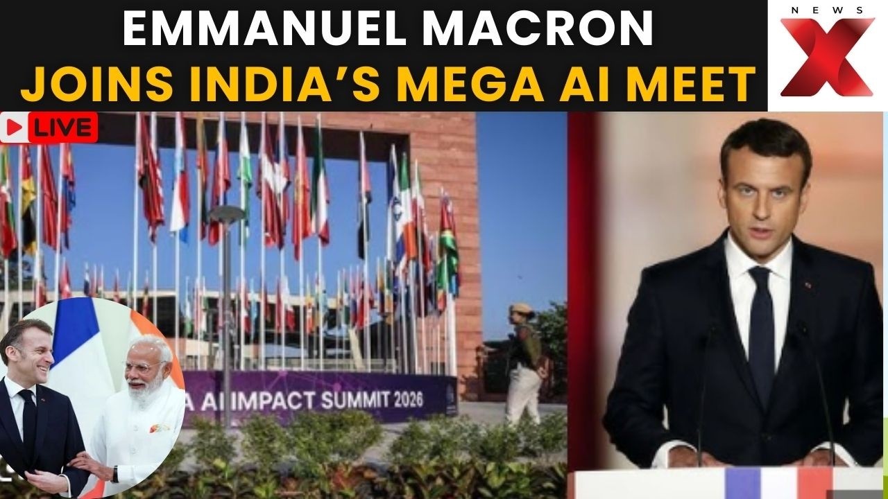 Macron India AI Summit LIVE: Emmanuel Macron Witnesses Grand AI Summit | Macron India Live | NewsX