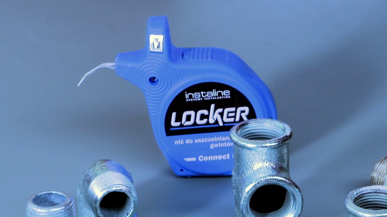 Film instruktażowy -  nić do uszczelniania BLUE INSTALINE LOCKER