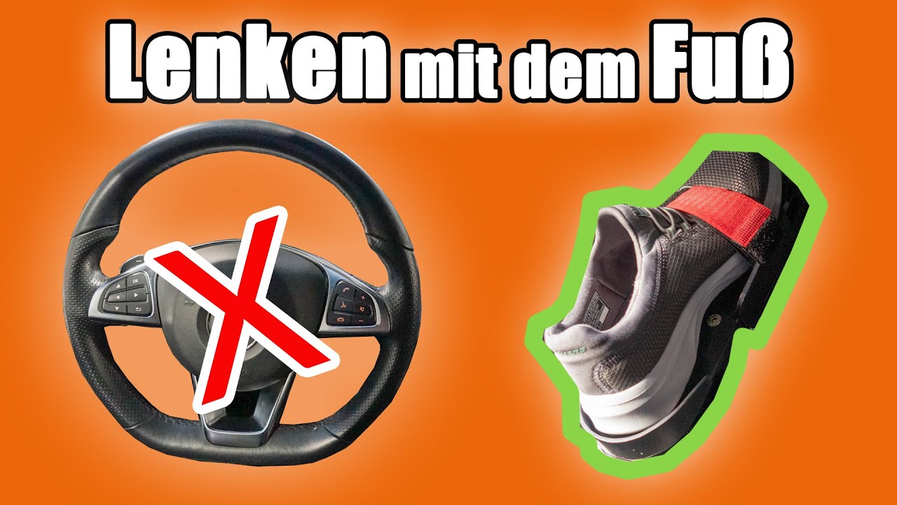 Behindertengerechte Mercedes Benz V-Klasse mit Fußlenkung