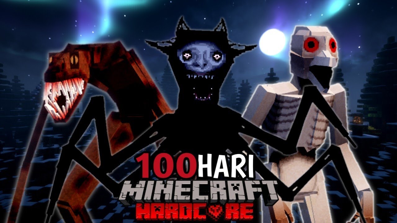 100 Hari Di Minecraft Horror