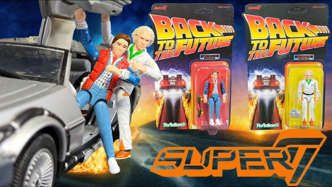 Marty McFly & Doc Brown Reaction+ by Super7 Unboxing Review