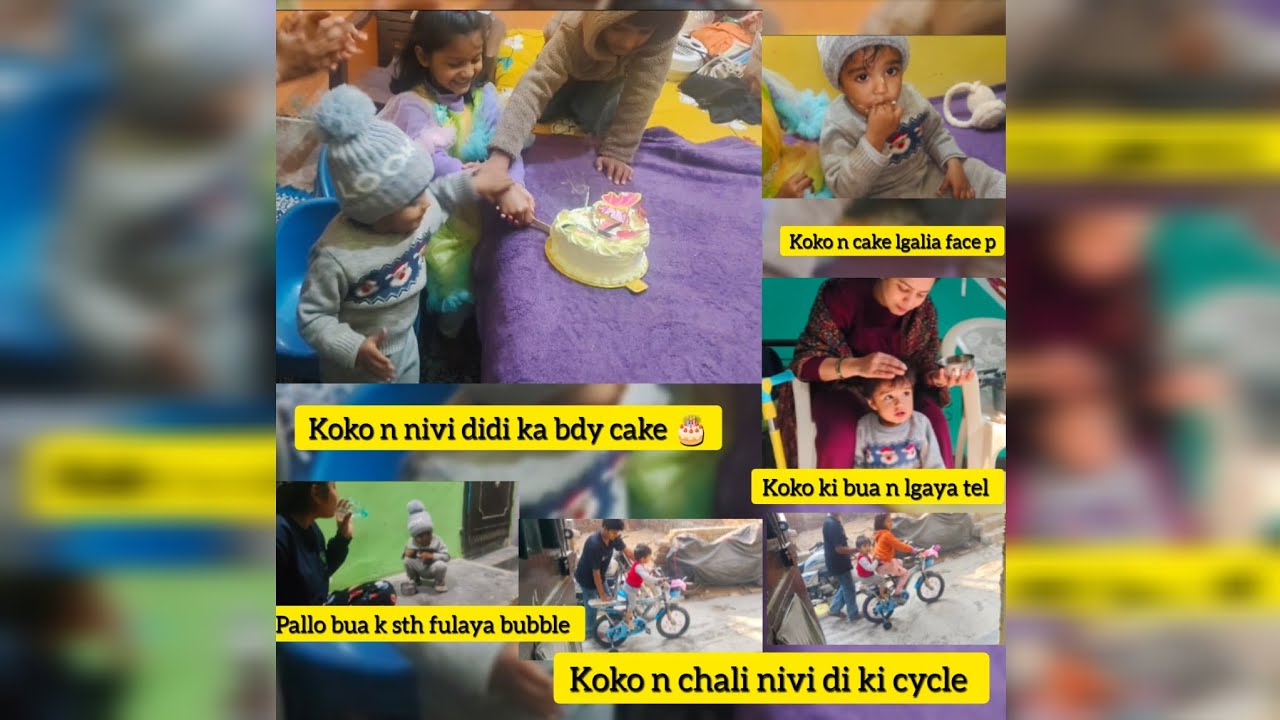 Koko n nivi didi ka bdy cake kata |koko kibua n lagya tel koko k |koko ki msti puredin ki #apkakoko 