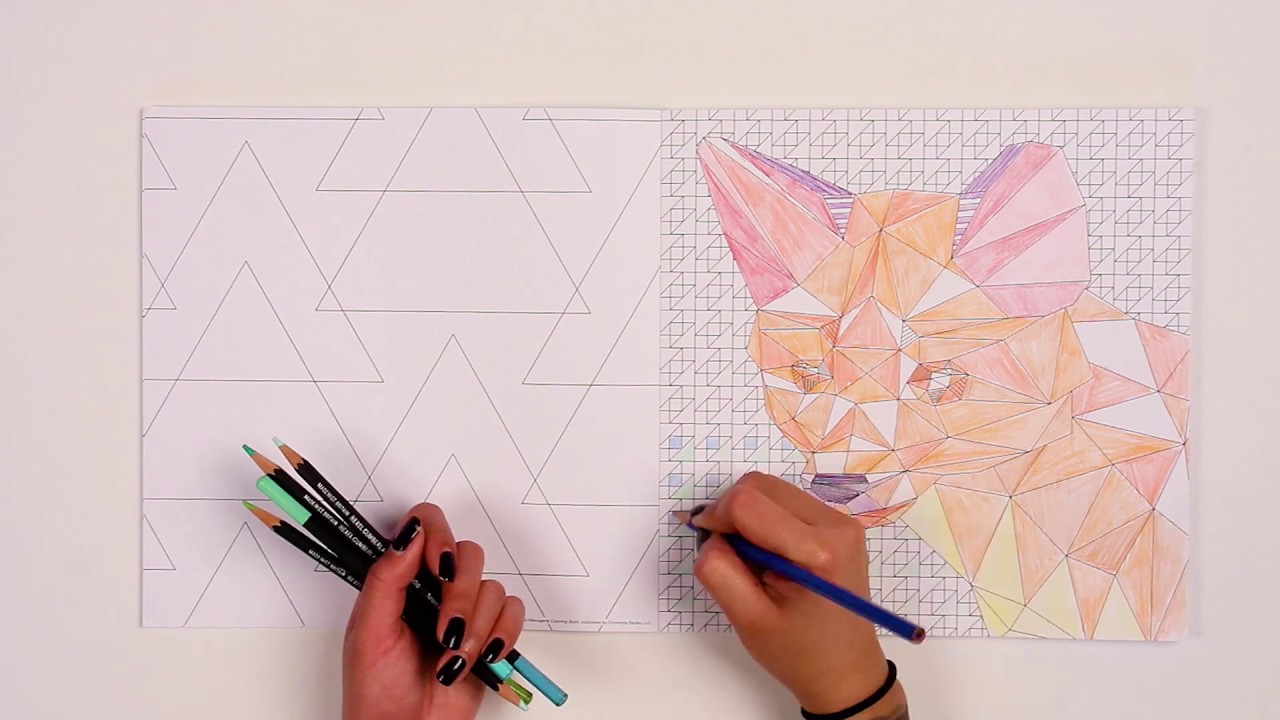 Crystal Menagerie Coloring Book by Michelle Waldie
