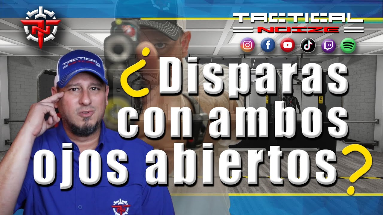¿Disparas con ambos ojos abiertos?