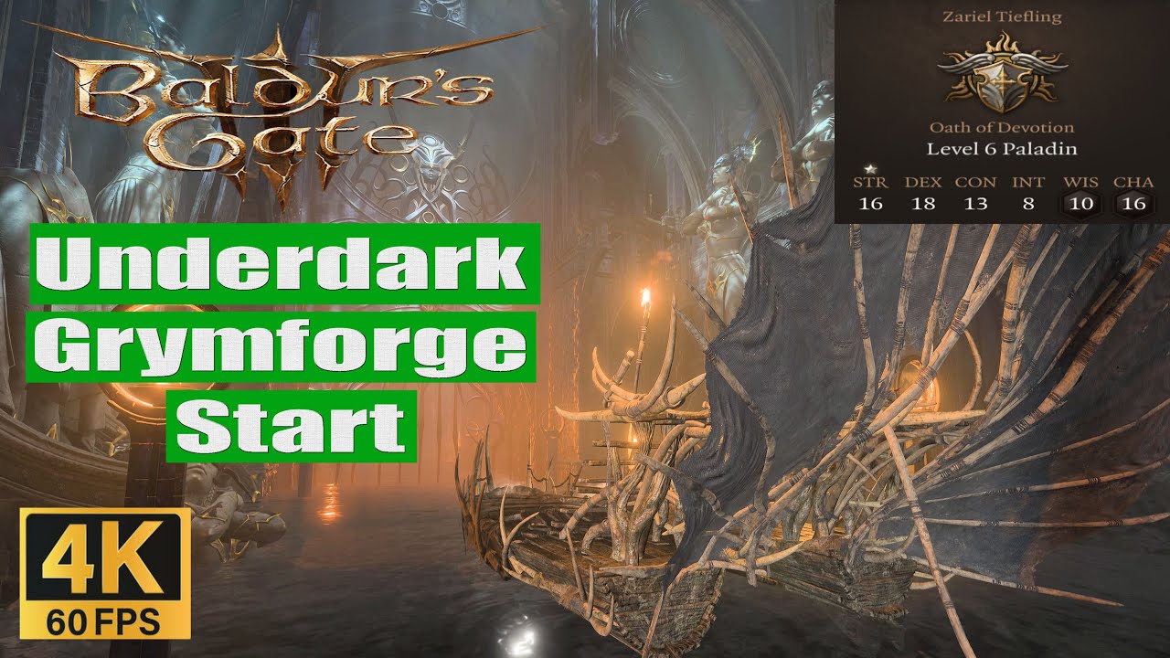 Baldur's Gate 3 Walkthrough Underdark Grymforge Start