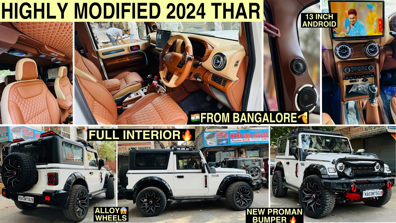 Ultimate Thar Modified 4x4 2024 | Thar 2024 modification 🤩 Thar modification with Price  😱