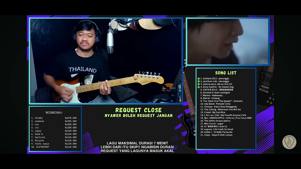 Ade Sulistio ngulik lagu UNFAIR RULE - 思い出になってよ (feat. 橘高 連太郎)┃Guitar Cover