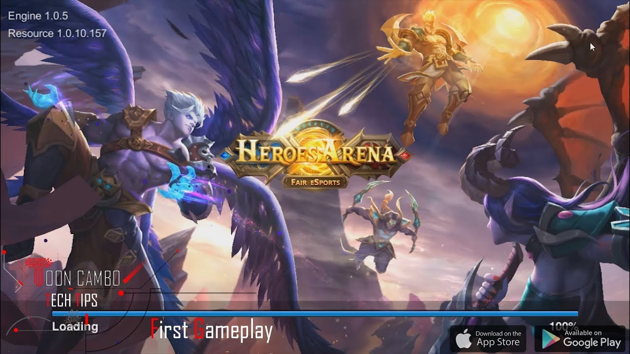 Heroes Arena First GamePlay Android / iOS