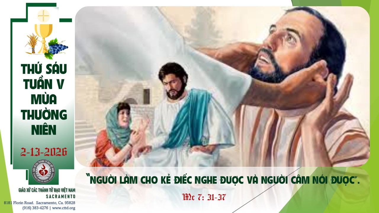 🔴Thánh Lễ Trực Tuyến: Thứ Sáu 2-13-2026 |  DÀNH CHO BỆNH NHÂN.