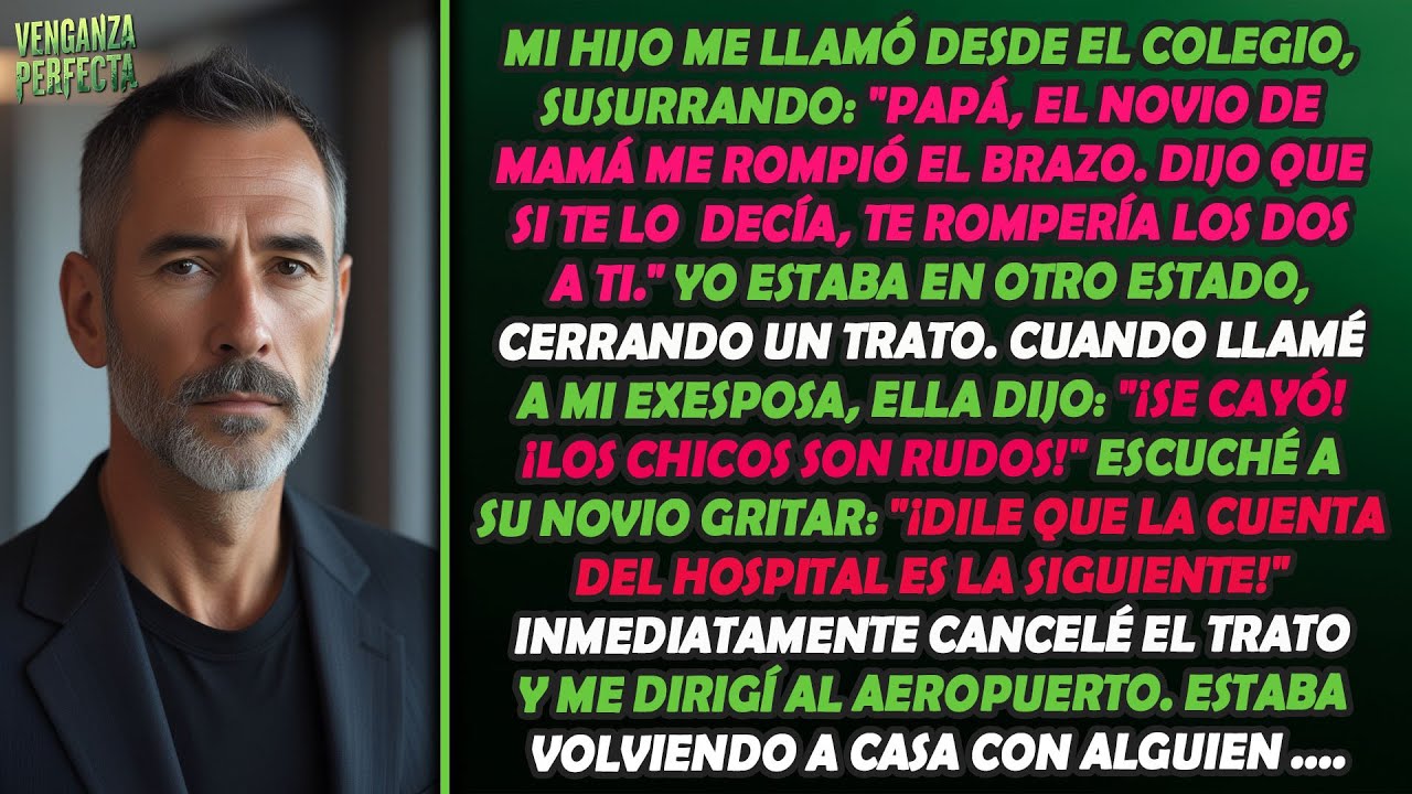 El novio de mamá me quebró el brazo. Dijo que si te contaba, te quebraría los dos. Y lo hice.
