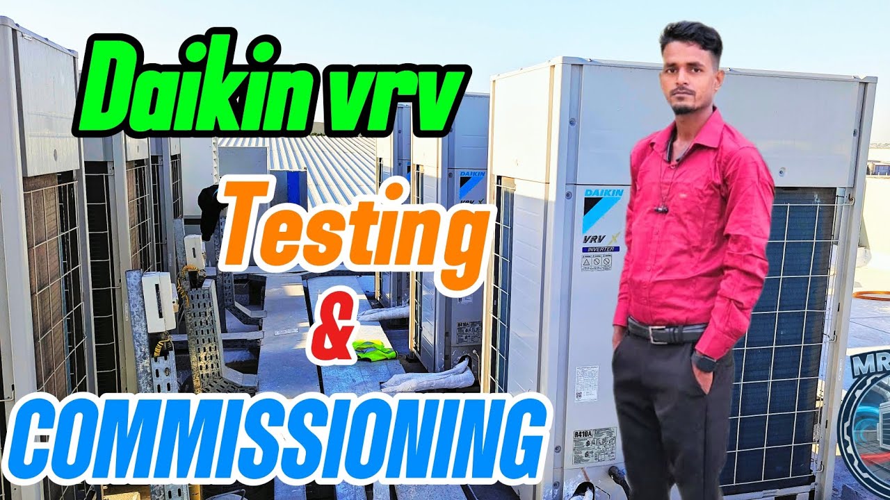 Vlog 1-DAIKIN VRV Reinstallation, &Testing COMMISSIONING,#dubai#airconditioning#hvactechnician#vlog