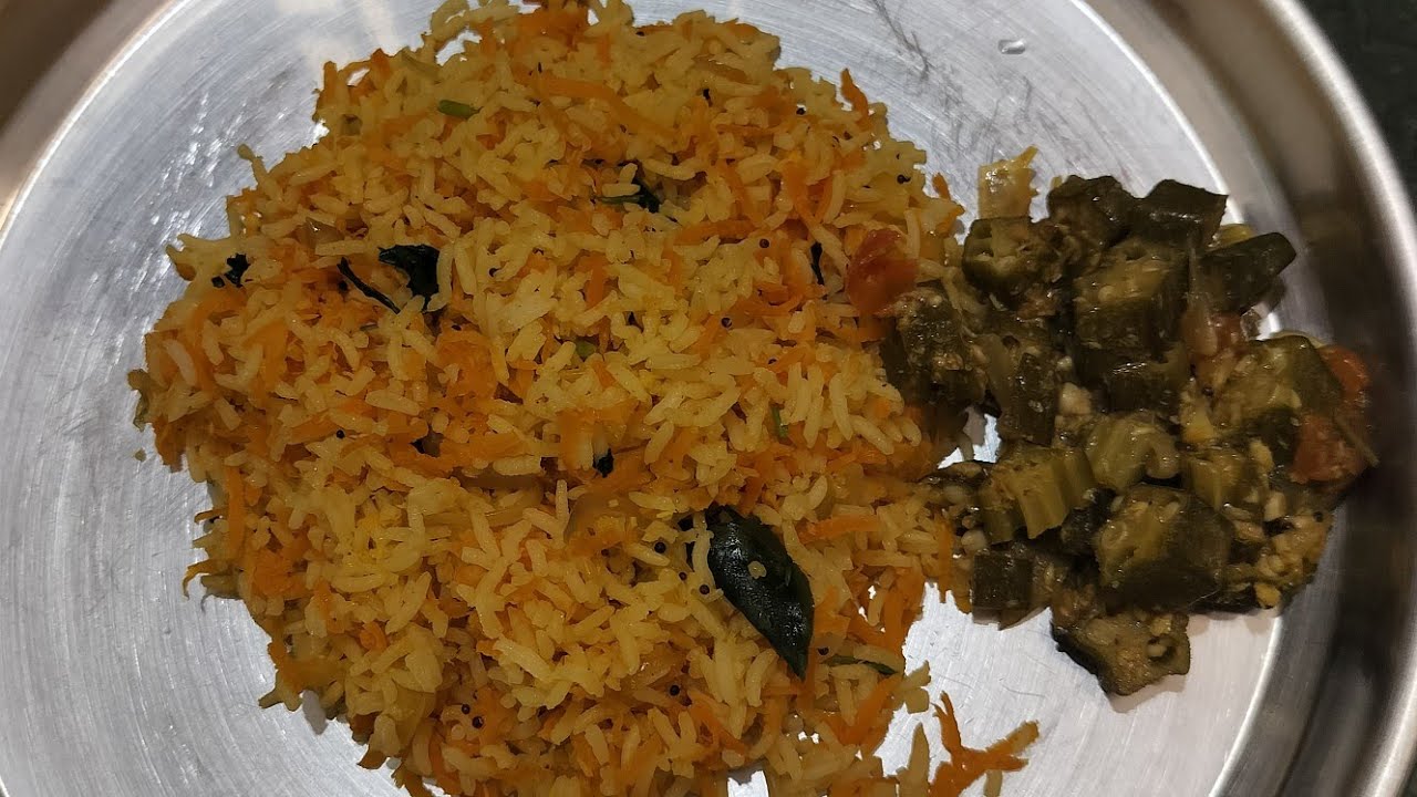 Lunch box recipe/carrot rice/கேரட் சாதம்/simple & tasty lunch box recipe/cooking videos/cookingvlogs