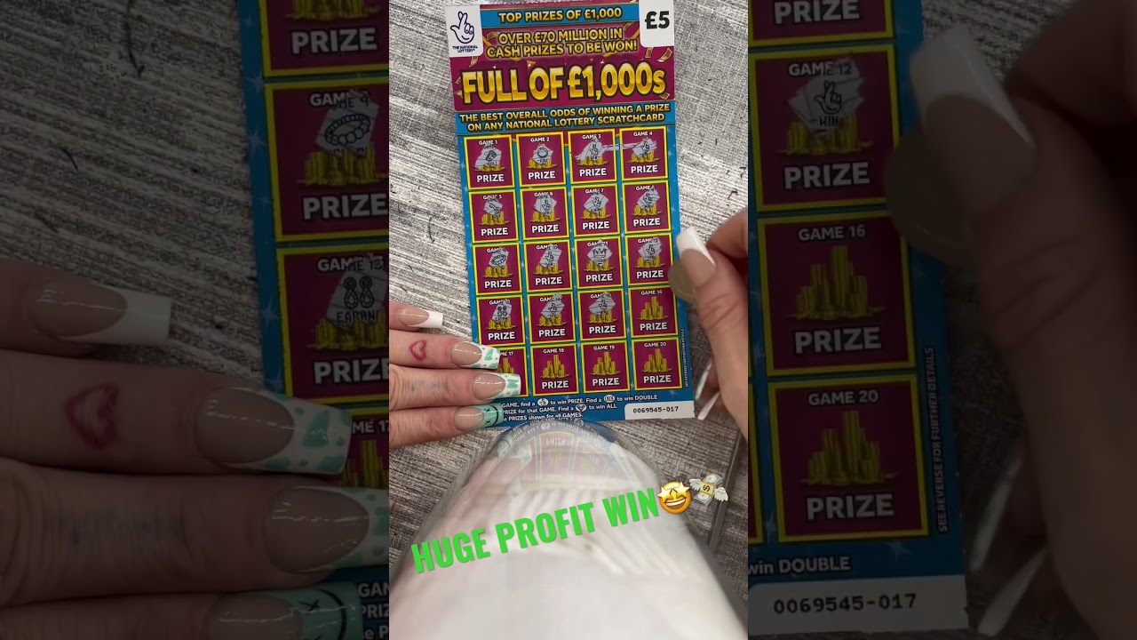 HUGE PROFIT WIN on national lottery scratch card🤩💵💸