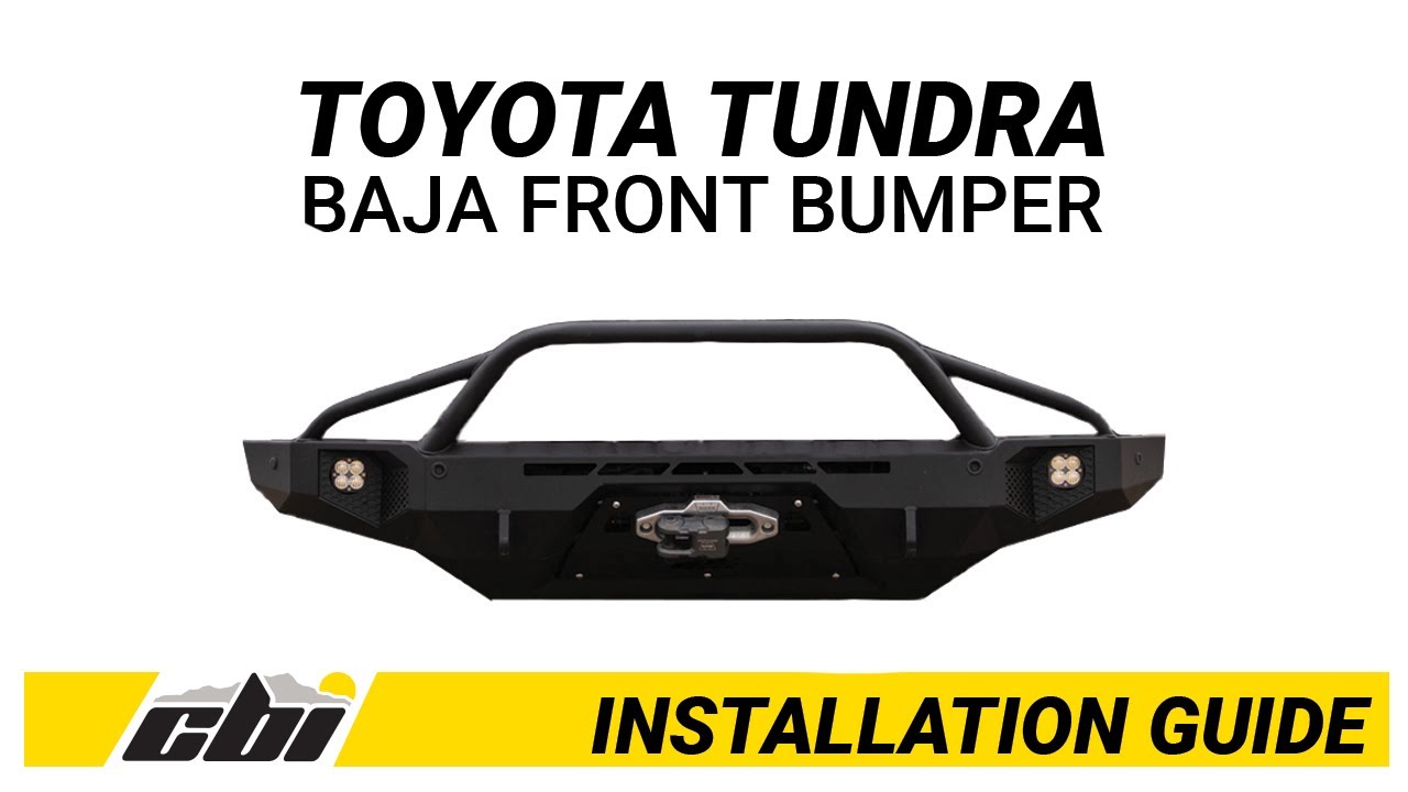 Передний бампер Toyota Tundra Baja 2014-2021