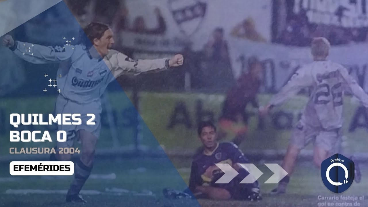 Quilmes 2 Boca 0 - Clausura 2004