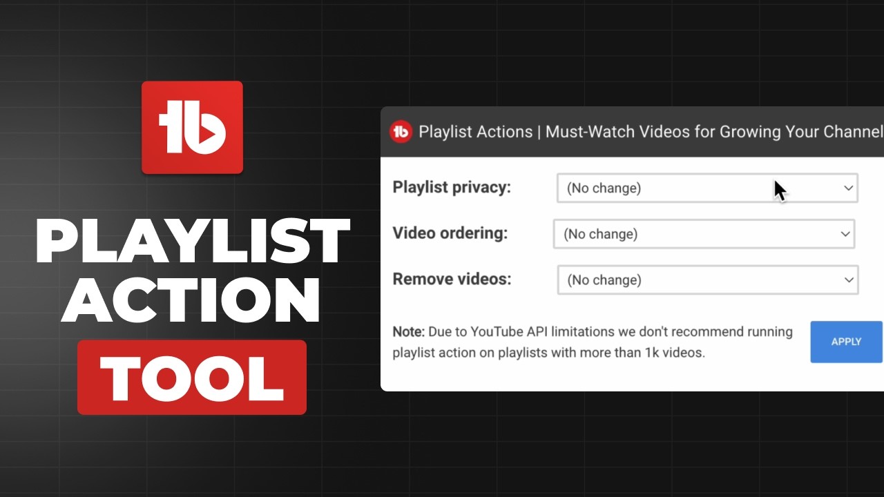 How to get more YouTube views using Playlist Actions