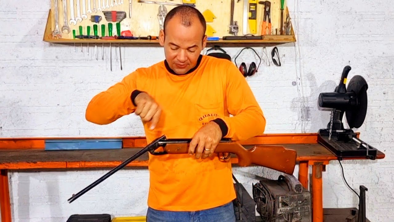 Dicas para desentupir cano de carabina 4,5mm Chapina (parte2).