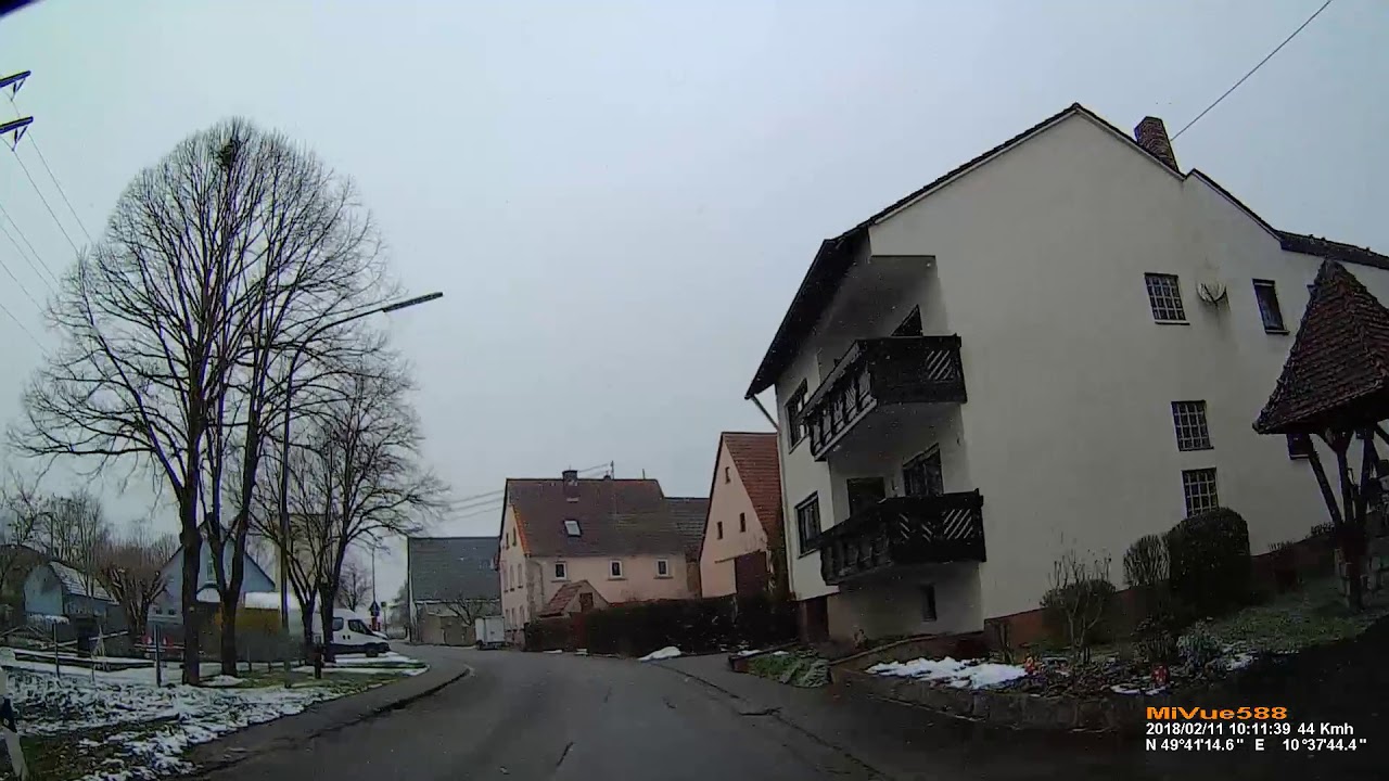 D: Kienfeld. Markt Vestenbergsgreuth. Landkreis Erlangen-H&ouml;chstadt. Ortsdurchfahrt. Februar 2018