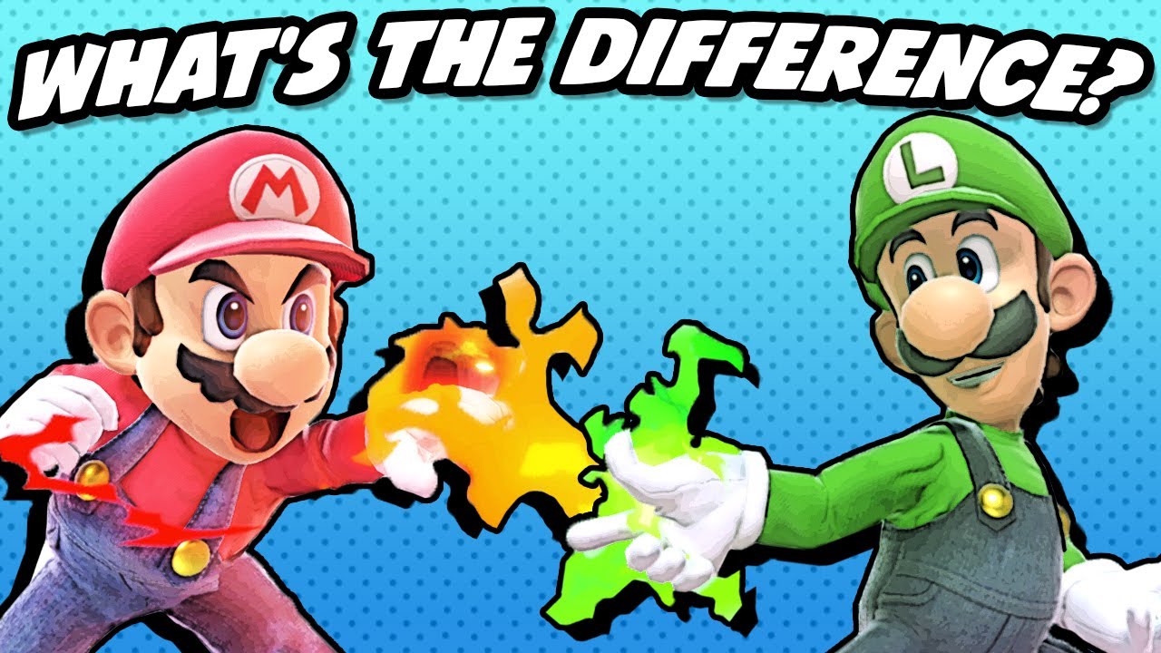 What's the Difference between Mario and Luigi? (SSBU)