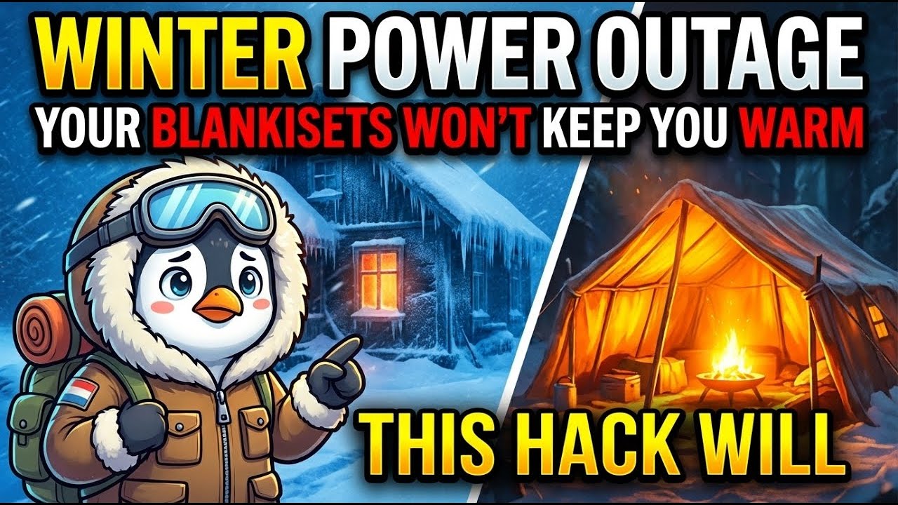 Winter Power Outage — Your Blankets Won't Keep You Warm, This Hack Will