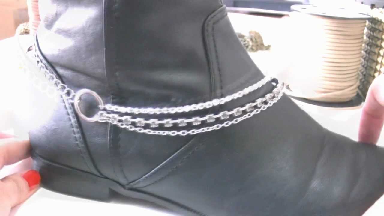 DIY Personaliza tus botas - Customizar con cadenas