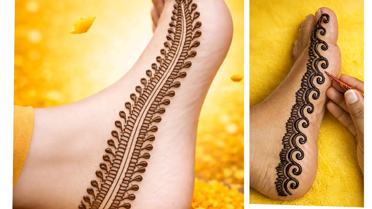 Pawo ka mehndi design/feet mehndi design/foot mehndi design/leg mehndi design/pawo ka dulhan mehndi/