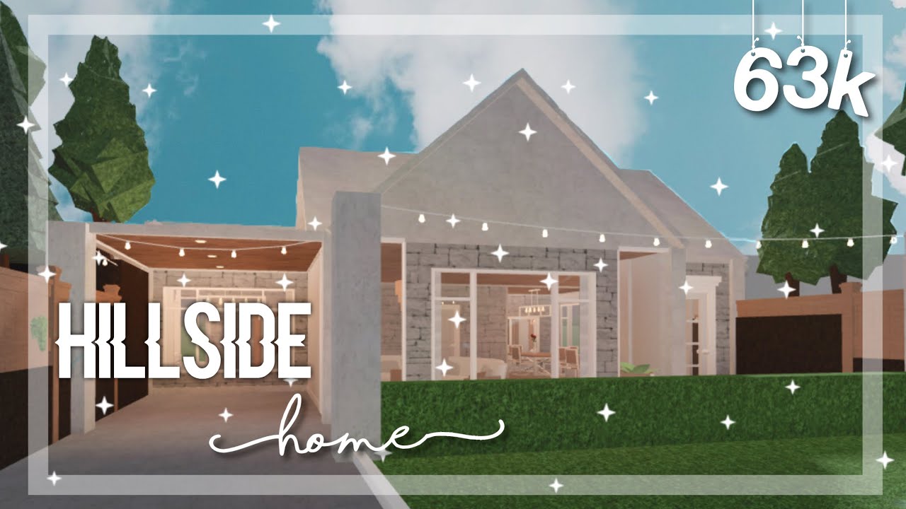 Hillside Home | BloxBurg Speedbuild | Plxnt
