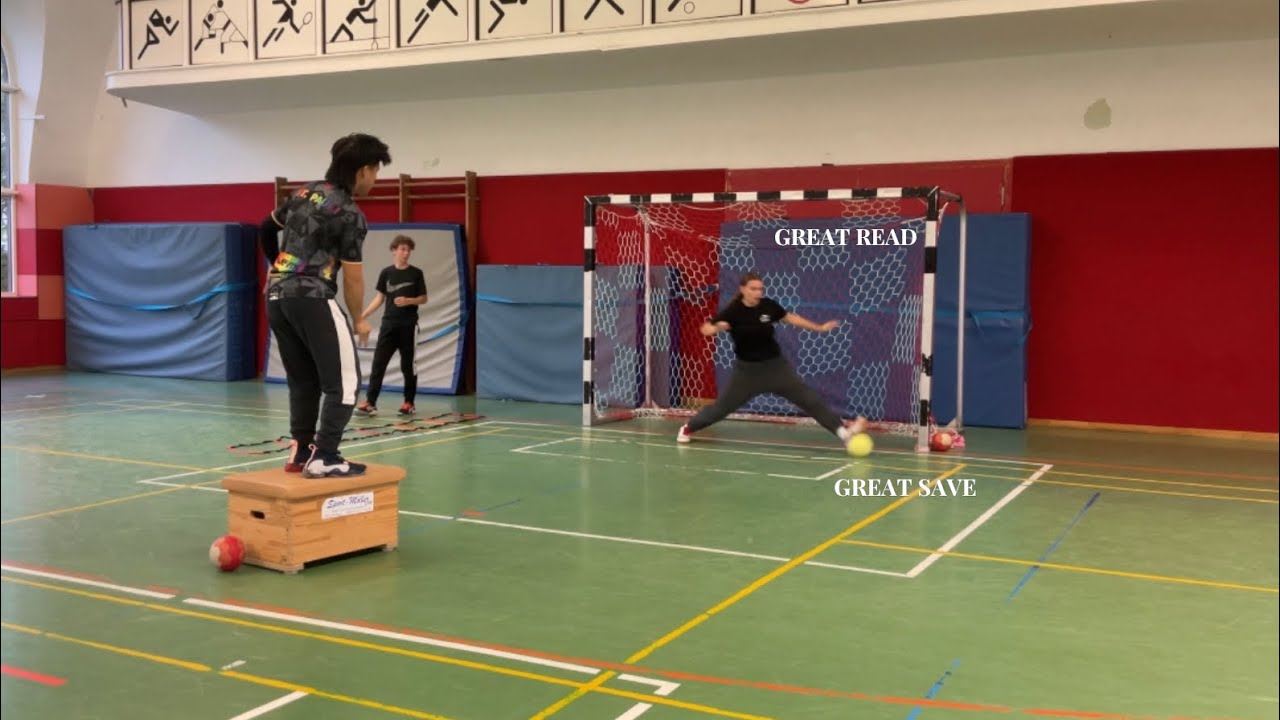 Handballtorwarttraining, B-Jugend [exp]