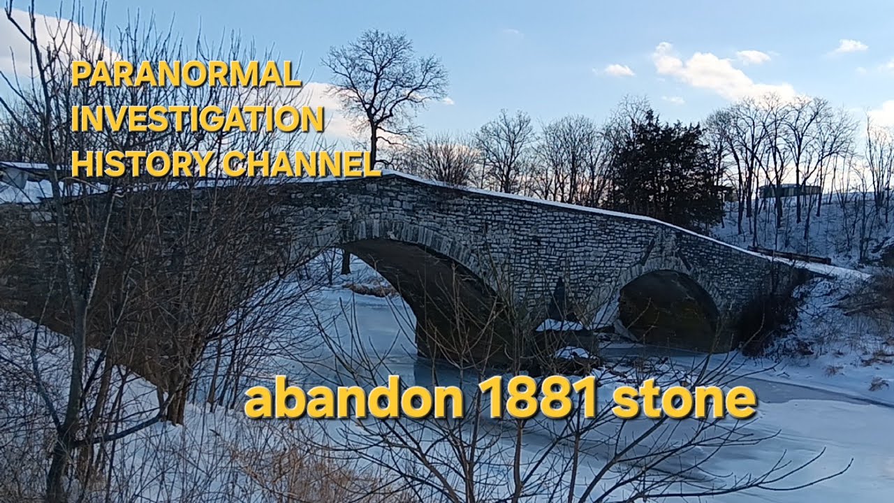 Abandon 1881 stone Bridge in Williamson pennsylvania 