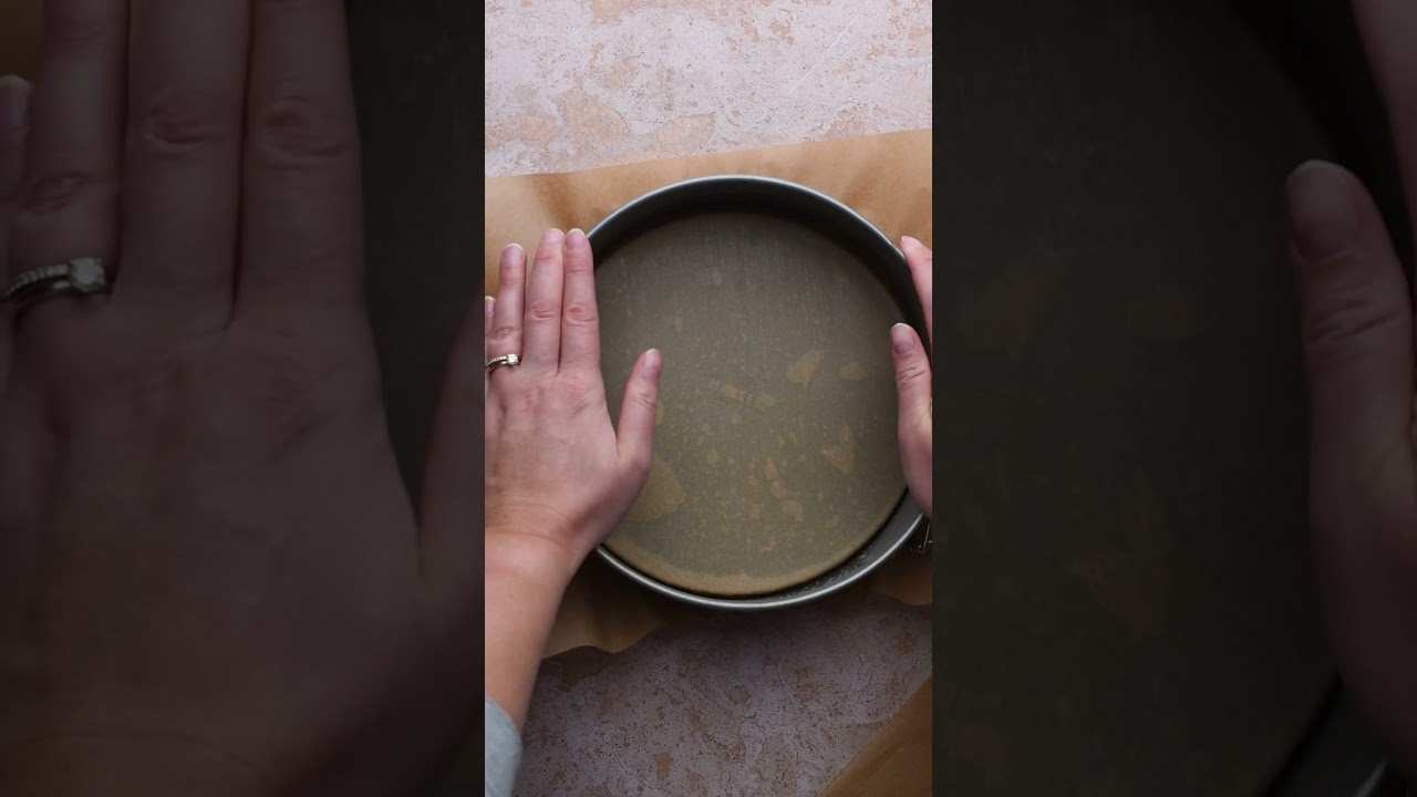 How to Line a Springform Pan with Parchment Paper