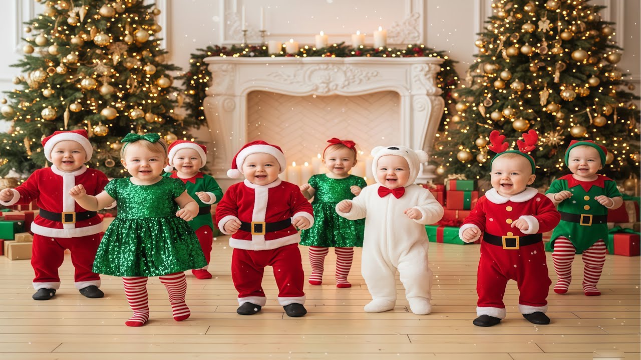 Baby Dance Christmas Song 2026 | Jingle Bells & Holiday Cheer | Smiley Songs