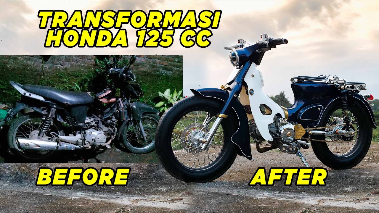 MOTOR BUSUK KARISMA 125 CC BISA JADI STREETCUB SE GANTENG INI !!