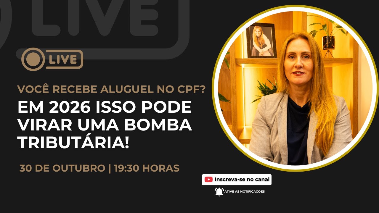 ➡️ Você recebe aluguel no CPF? A partir de 2026 isso pode virar uma bomba tributária!