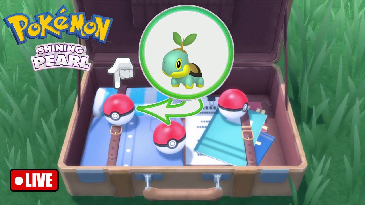 Hunting for our Shiny Starter / Shinning Pearl Shiny Badge Quest