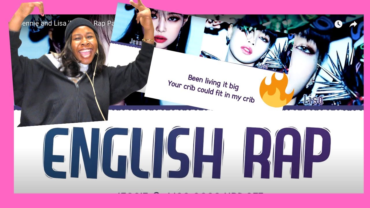 LISA AND JENNIE ENGLISH RAP COMPILATION REACTION/how did I miss ''SO HOT!''