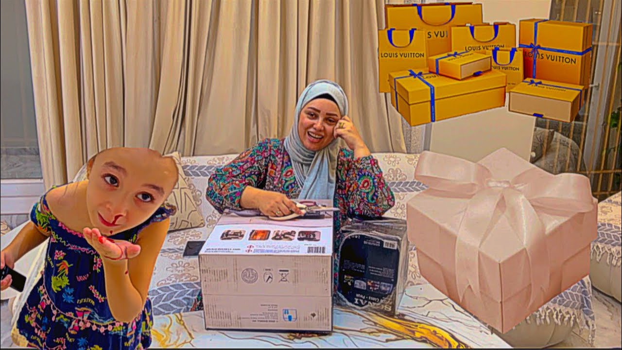 🙋‍♀️هديه من السعوديه 😇ربنا جبر بخاطري لحد باب بيتي !😔بنتي صدمتني في آخر اليوم 
