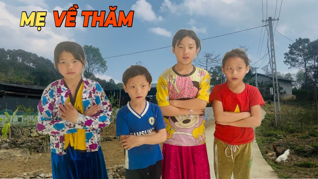 Mẹ Các Bé Bất Ngờ Về Thăm Trong Dịp Tết, Quà Bác Dương Ở Mỹ Đến | NẮNG MAI TV
