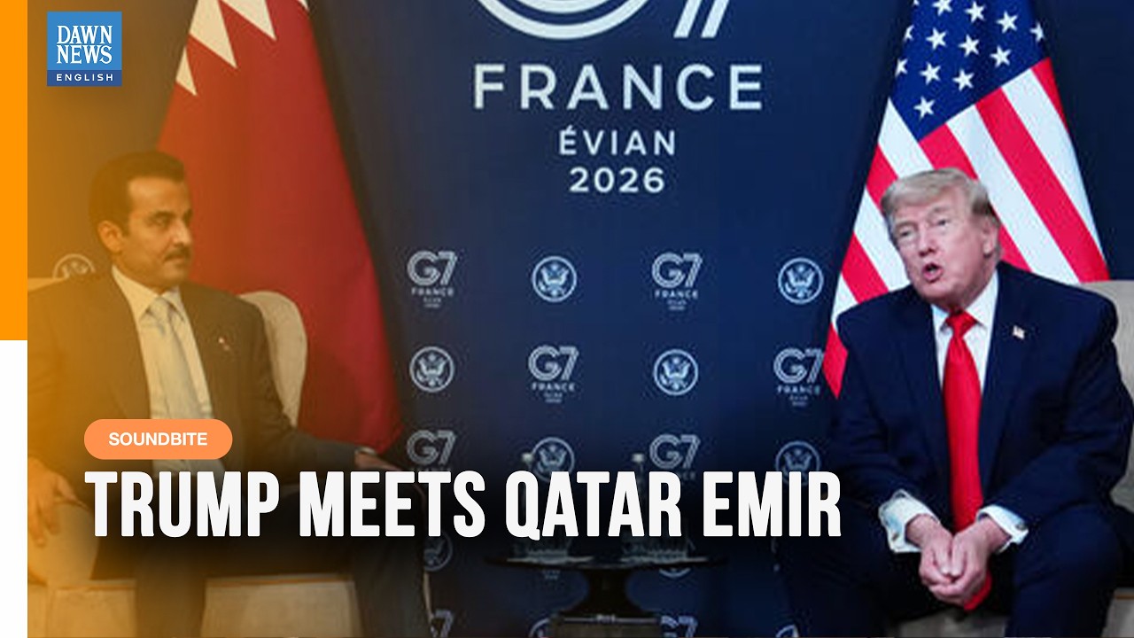 US President Trump Meets Qatar Emir at G7 Summit Amid Middle East Diplomacy