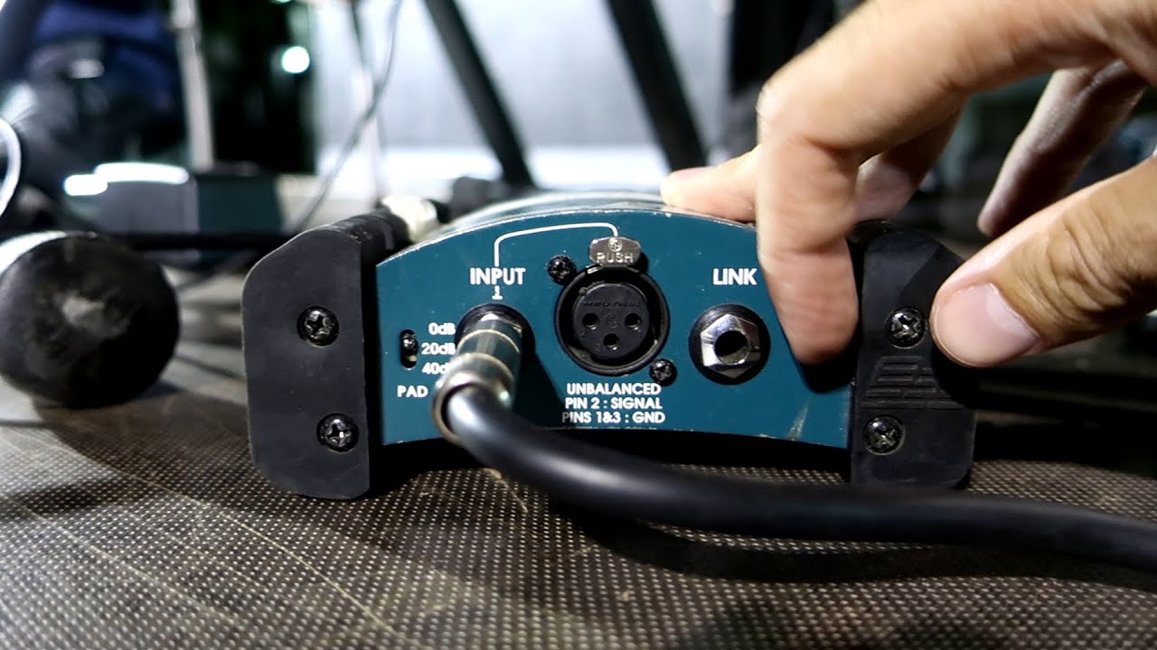 CÓMO CONECTAR UNA GUITARRA INALÁMBRICA A LA CONSOLA DE AUDIO - GUITARRA ELECTROACÚSTICA CON CAJA DI