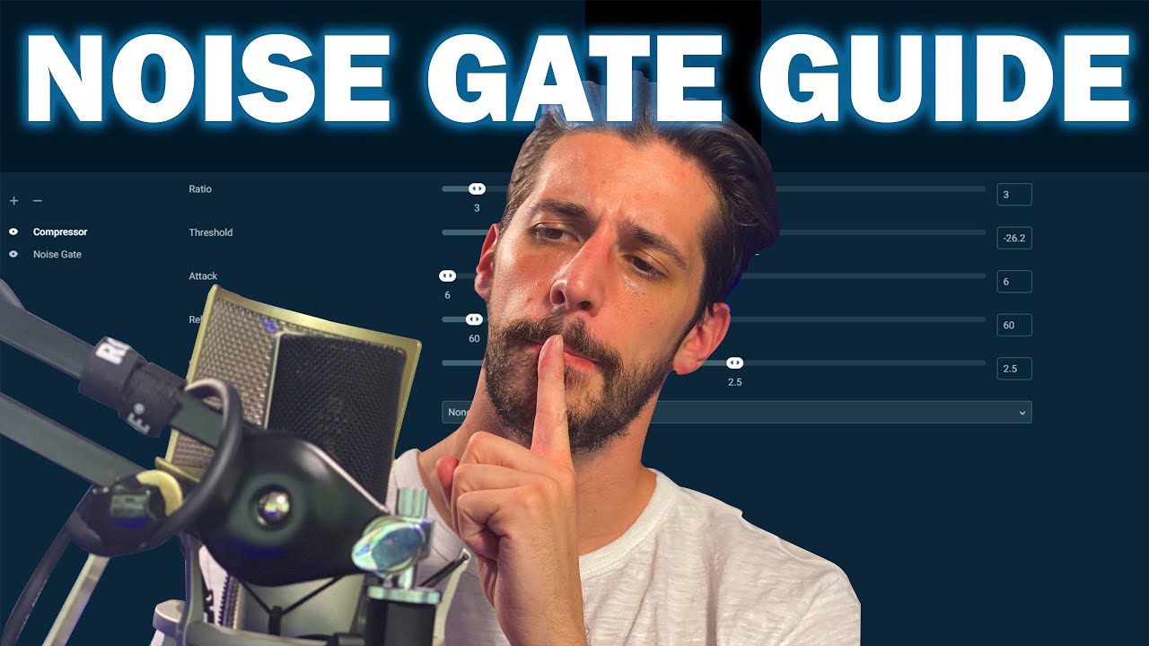Make YOUR stream audio sound PROFESSIONAL - Noise Gate