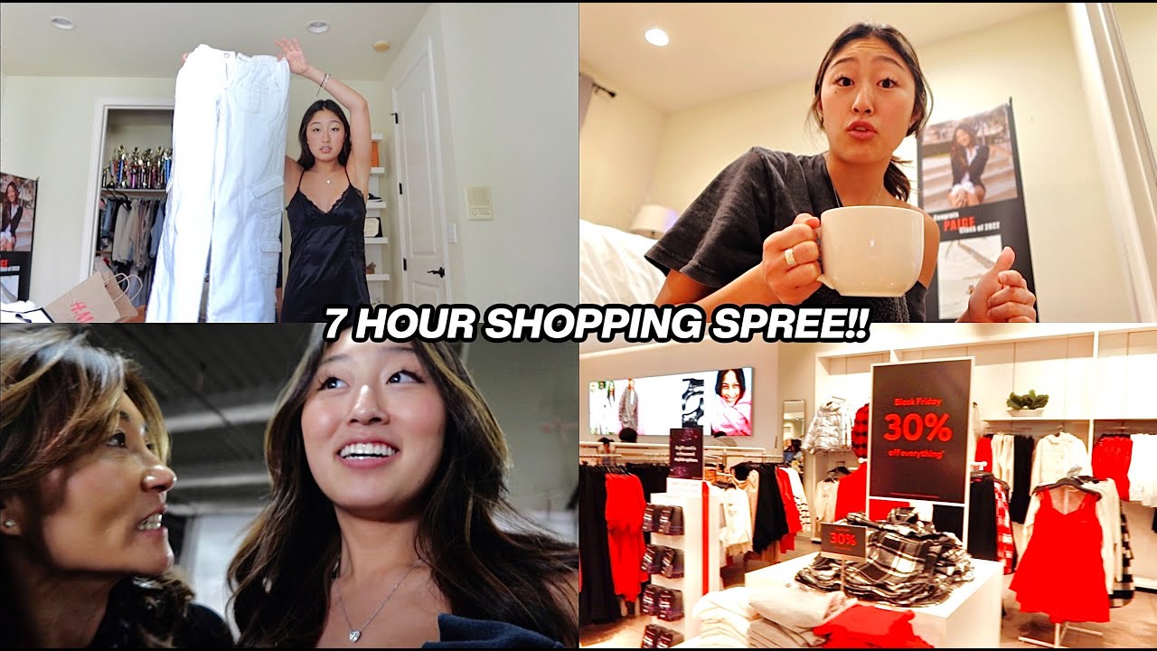 4AM BLACK FRIDAY VLOG/ TRY-ON HAUL