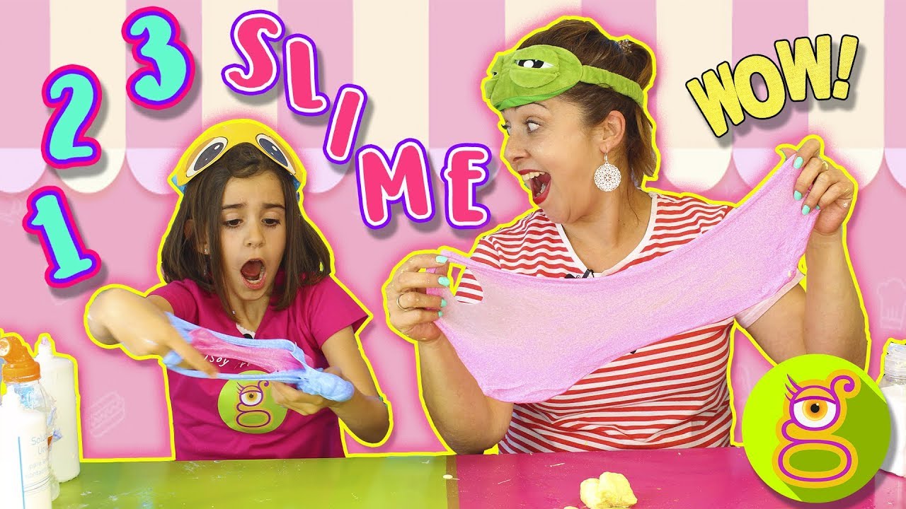 1 2 3 SLIME ft. Tremending Girls |UN DOS TRES SLIME !! Juegos con Slime